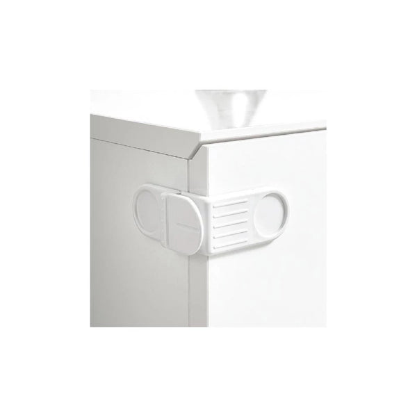 Babyjem Non Scew Drawer Lock White