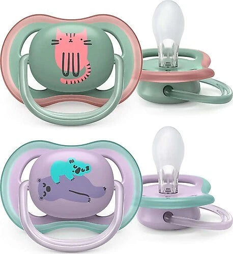 avent ultra air design soothers 0-6m mix  085/14