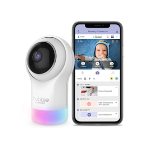 Hubble Nursery Pal Glow+ Smart Baby Monitor WiFi Night Light