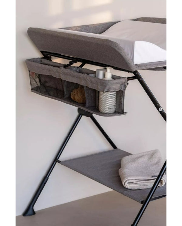 Quax Changing Table Foldable Grey Portable Nursery Mat