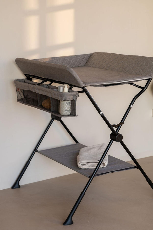 Quax Changing Table Foldable Grey Portable Nursery Mat