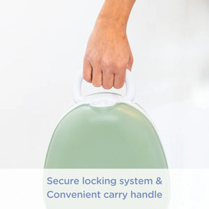 my carry potty travel potty sage green