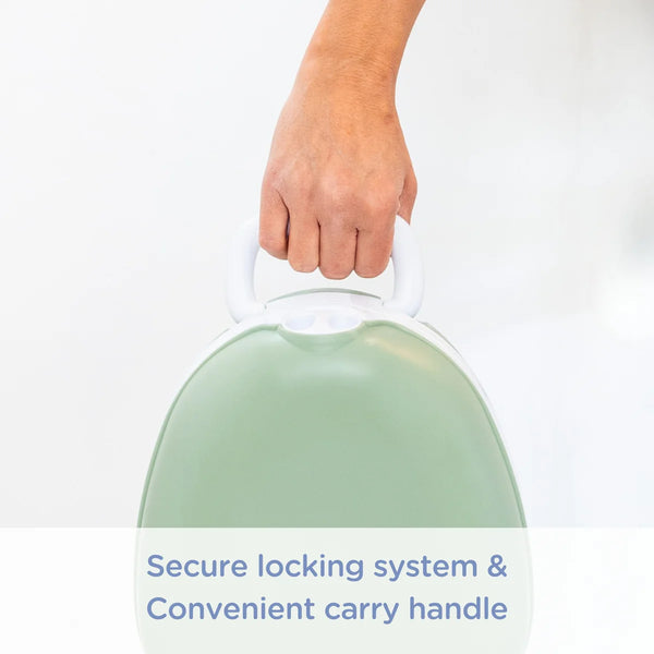 my carry potty travel potty sage green
