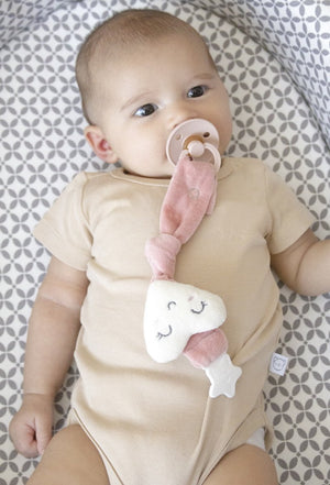 Babyjem Soother Holder Rose Pacifier Clip New Design