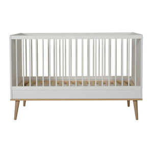Quax Flow Bed 140x70 Cm White Convertible Cot