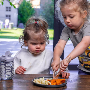 Vital Baby Perfectly Simple Toddler Plate | BPA-Free Stackable Feeding Plate
