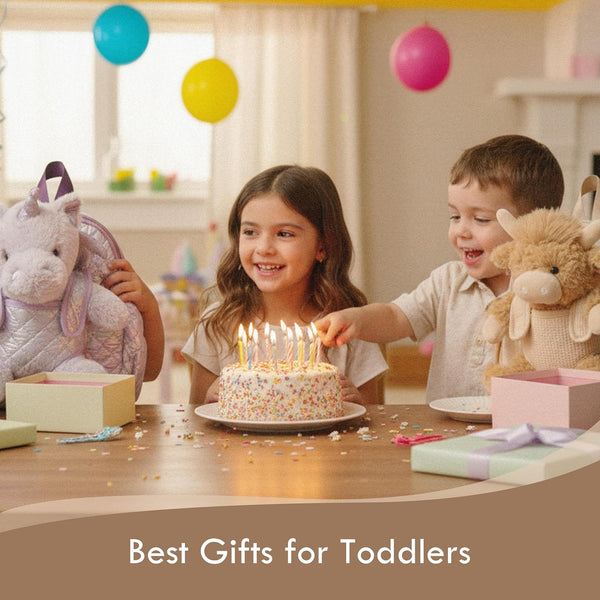 Moonkie Hug & Go Toddler Plush Backpack Highland Cow