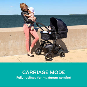 Evenflo® Pivot® Modular Travel System with LiteMax™ Infant Car Seat – Casual Gray