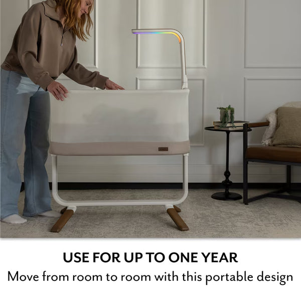 Evenflo Cora Adjustable Baby Bassinet with SensorySoothe Technology