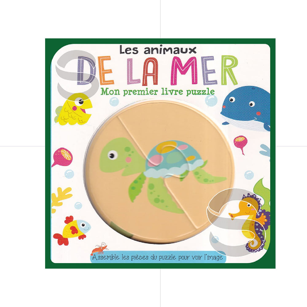 Les Animaux De La Mer - Mon Premier Livre Puzzle