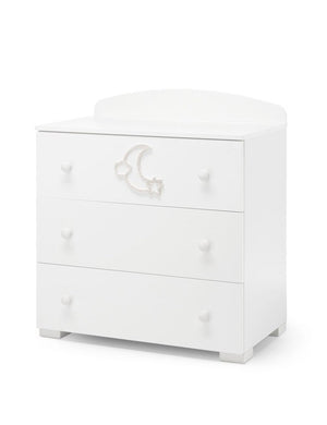 Erbesi Moon Cabinet White