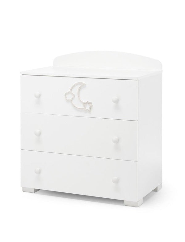Erbesi Moon Cabinet White