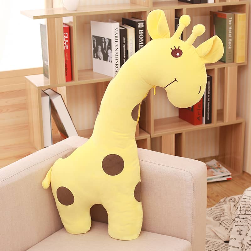 Giraffe plush toy - Yellow - 100cm