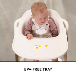 Evenflo rightseat multistage high chair sea salt white