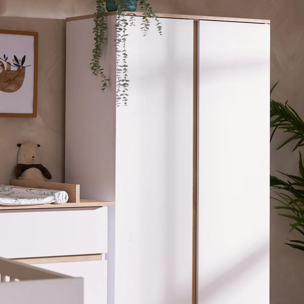 Astrid Double Wardrobe – Two-Tone Modern Design