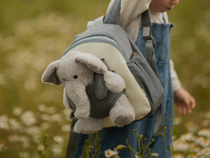 Moonkie Hug & Go Toddler Plush Backpack Babu The Elephant