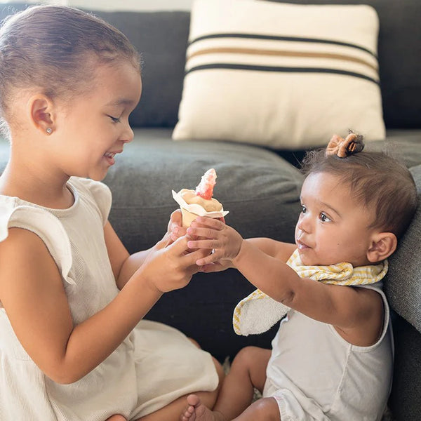 Moonkie Silicone Baby Fruit Feeder with Freezer Tray – (2-Pack, 4M+)