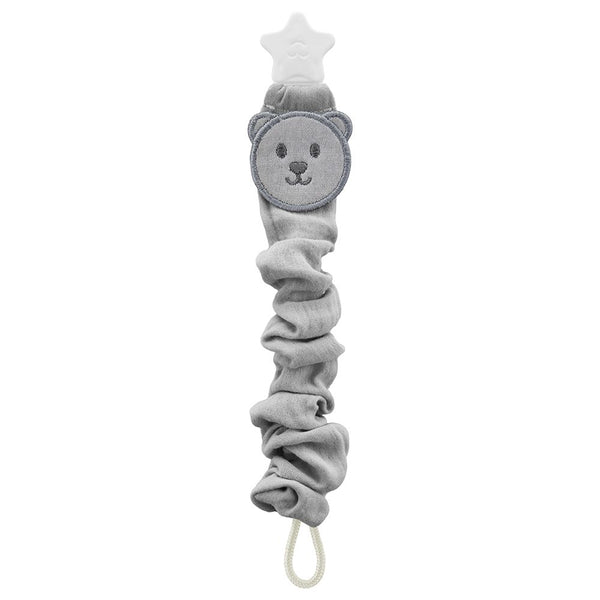 Babyjem Pacifier Clip Silk Grey Pacifier Holder