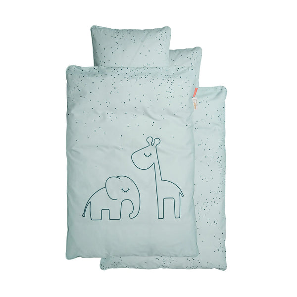 Done By Deer Bedlinen Junior Dreamy Dots Blue Bedding Set