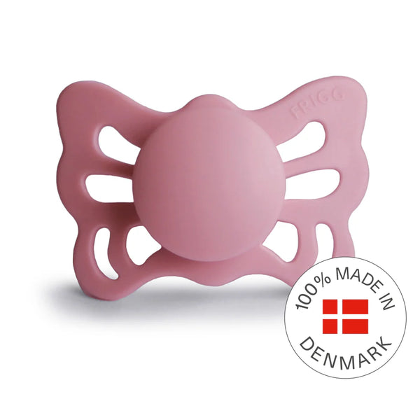 FRIGG Butterfly  Silicone  Pacifier 0-6M 1-Pack Cedar