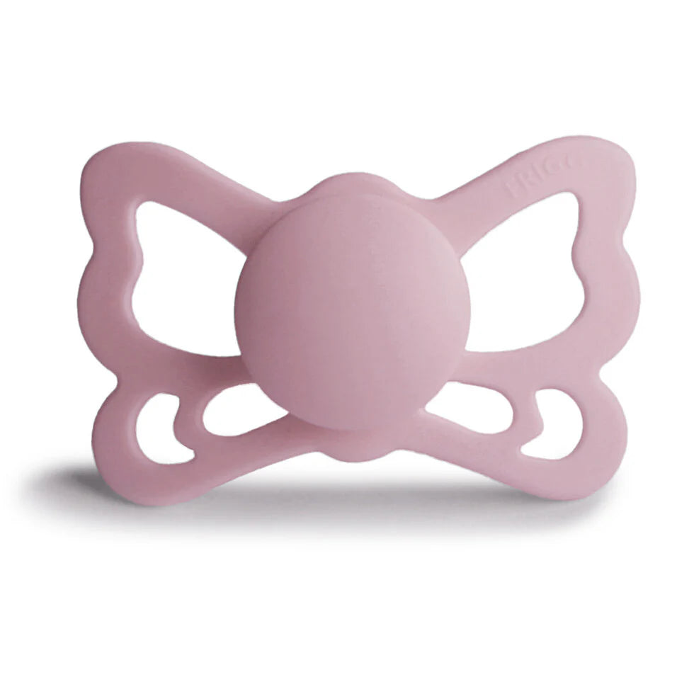 FRIGG Butterfly Silicone Pacifier 6-18M 1-Pack Primrose
