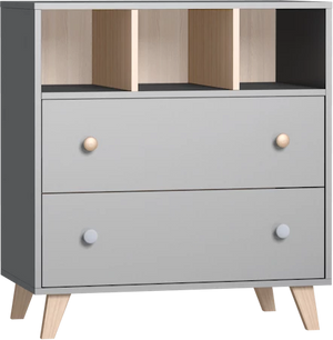 Faktum Colette Convertible Baby Dresser – Hettich Soft-Close Drawers