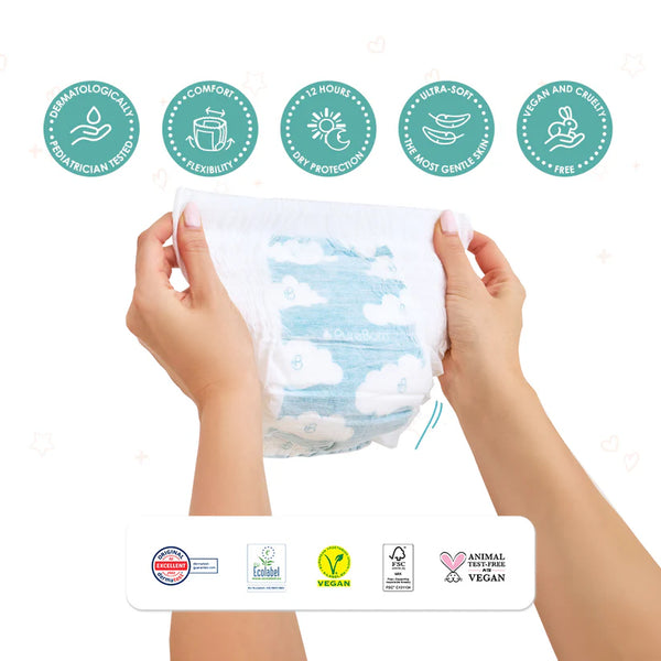 Pureborn Single Pack Day Dreams Training Pants Made with bio-based bamboo material - Ultra-Soft
