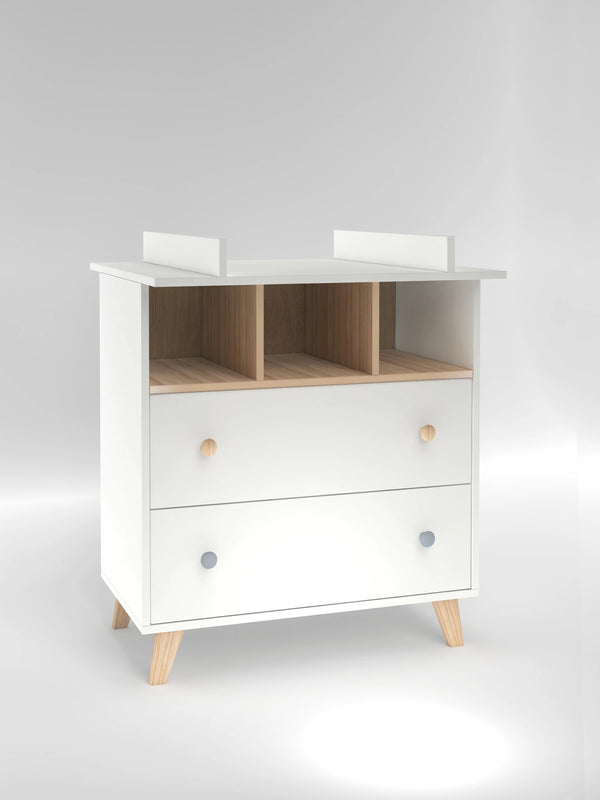 Faktum Colette White Chest Extension | Baby Changing Table Attachment
