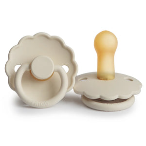 FRIGG Daisy Latex  Pacifier 6-18M 1-Pack Cream