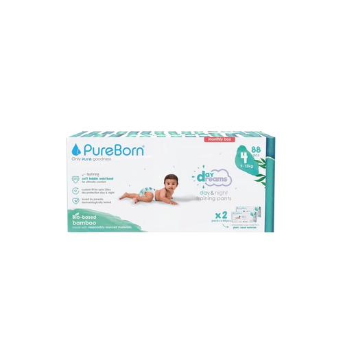 Pureborn Master Pack Day Dreams Training Pants Made with bio-based bamboo material - Ultra-Soft