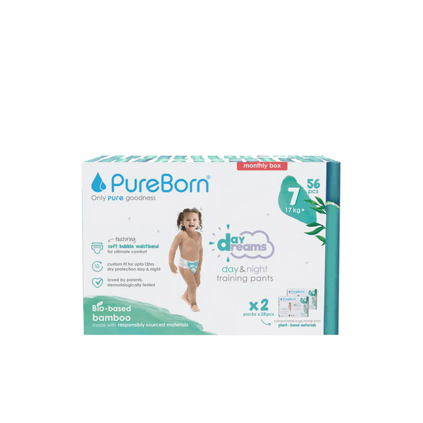 Pureborn Master Pack Day Dreams Training Pants Made with bio-based bamboo material - Ultra-Soft