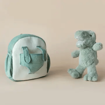 Moonkie Hug & Go Toddler Plush Backpack Rexie The Dinosaur