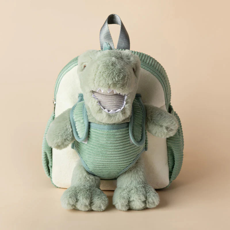 Moonkie Hug & Go Toddler Plush Backpack Rexie The Dinosaur