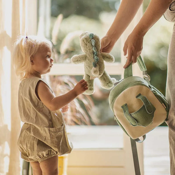 Moonkie Hug & Go Toddler Plush Backpack Rexie The Dinosaur