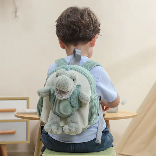 Moonkie Hug & Go Toddler Plush Backpack Rexie The Dinosaur