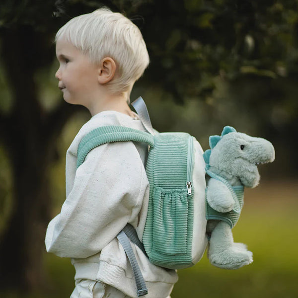 Moonkie Hug & Go Toddler Plush Backpack Rexie The Dinosaur