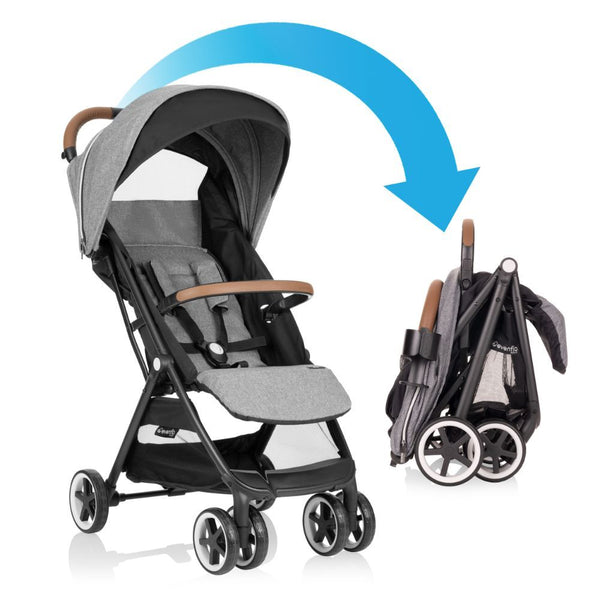 Evenflo® Gold Otto™ Self-Folding Stroller Moonstone Gray