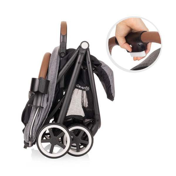 Evenflo® Gold Otto™ Self-Folding Stroller Moonstone Gray