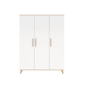 Faktum Flip White & Oak XL Wardrobe – Large Nursery Storage, Soft-Close Doors