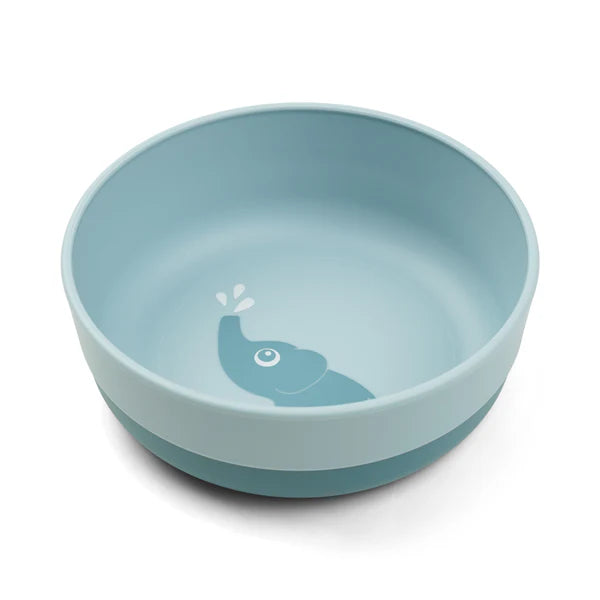 Done By Deer Foodie Blue Bowl Elphee, Elephant Motif