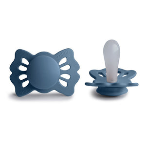 FRIGG Butterfly Silicone Pacifier 0-6M 1-Pack Ocean View