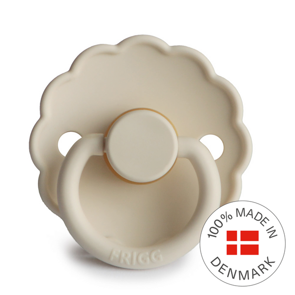 FRIGG Daisy Latex  Pacifier 6-18M 1-Pack Cream