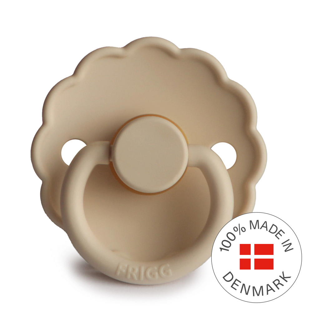 Frigg Daisy Latex Pacifier 0-6M 1-Pack Croissant