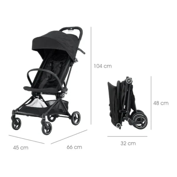 GB Fyn Plus Carbon Fiber Stroller – Ultra-Lightweight Compact Travel Stroller