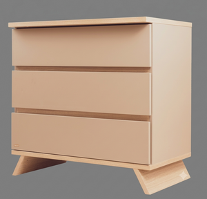 Faktum Sienna Cappuccino 3-Drawer Nursery Dresser