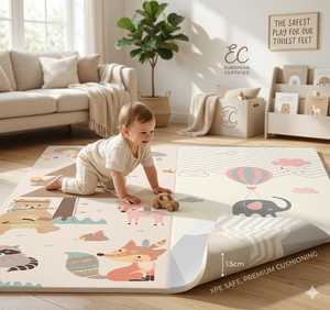 Miila Elephant/forest Double Sided Foam Playmat Forest 180x200cm 1.5CM