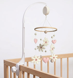 Miila Pink Daisy Flower Baby Nursery Mobile – Pink