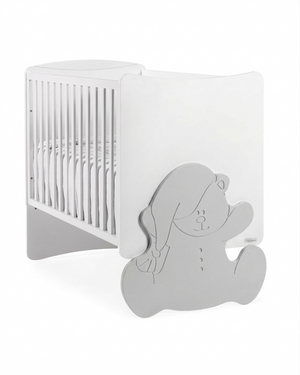 Trama Kuma Baby Cot – Bunny Design 140x70cm | White