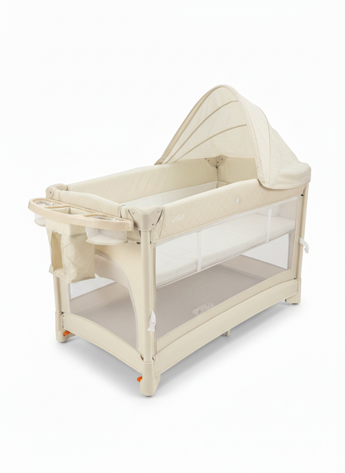Miila 3-in-1  Magic Fold Baby Playpen & Bassinet – Portable, one hand fold , Breathable Mesh