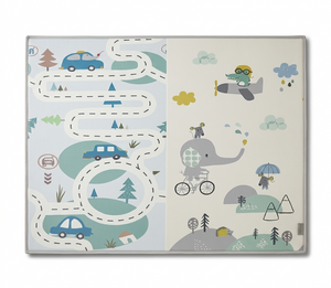Miila Double Sided Foam Playmat Dinosaurs Cars 180x200cm